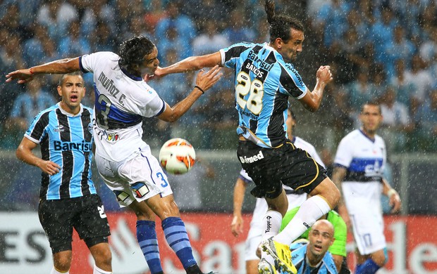 grêmio huachipato barcos (Foto: Lucas Uebel/Grêmio FBPA)