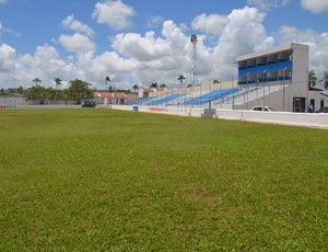 Estádio Teixeirão, em Santa Rita, na Paraíba (Foto: Larissa Keren / GloboEsporte.com/pb)