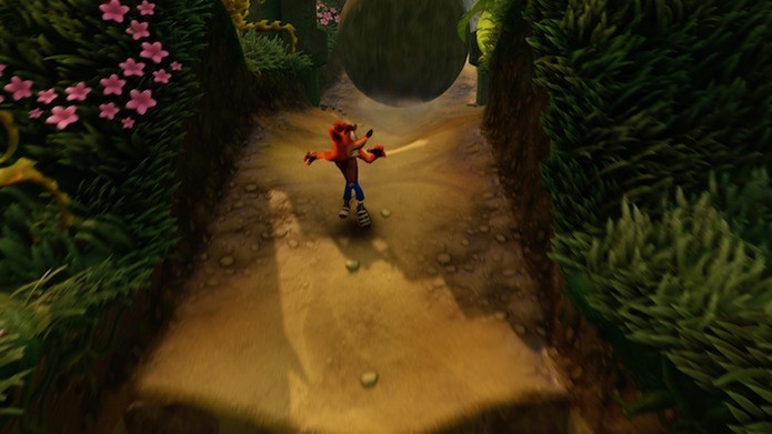 Crash Bandicoot N. Sane Trilogy tem gráficos atualizados e suporte a três troféus de platina (Foto: Reprodução/Victor Teixeira) Crash Bandicoot N. Sane Trilogy tem gráficos atualizados e suporte a três troféus de platina (Foto: Reprodução/Victor Teixeira)