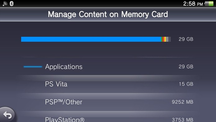 Aguarde até que o conteúdo do seu Memory Card seja analisado (Foto: Reprodução)