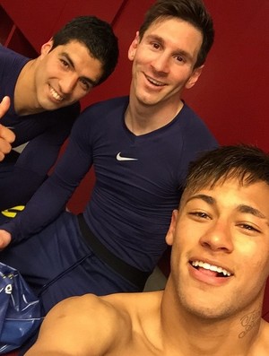Neymar Messi Suárez Barcelona (Foto: Reprodução/Instagram)