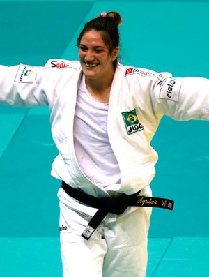 Mayra Aguiar Mundial de judô Bronze (Foto: Agência Reuters)