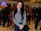 Look do dia: Fernanda Souza usa bolsa de R$12 mil para ir ao teatro 