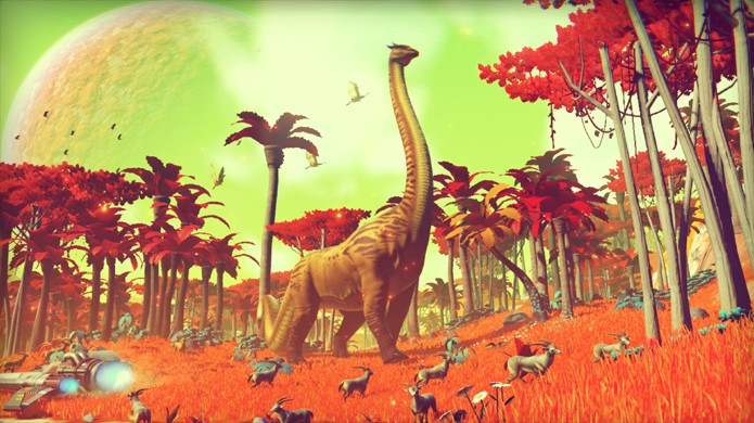 No Mans Sky promete trazer um universo gigantesco no PlayStation 4 (Foto: Divulgação)