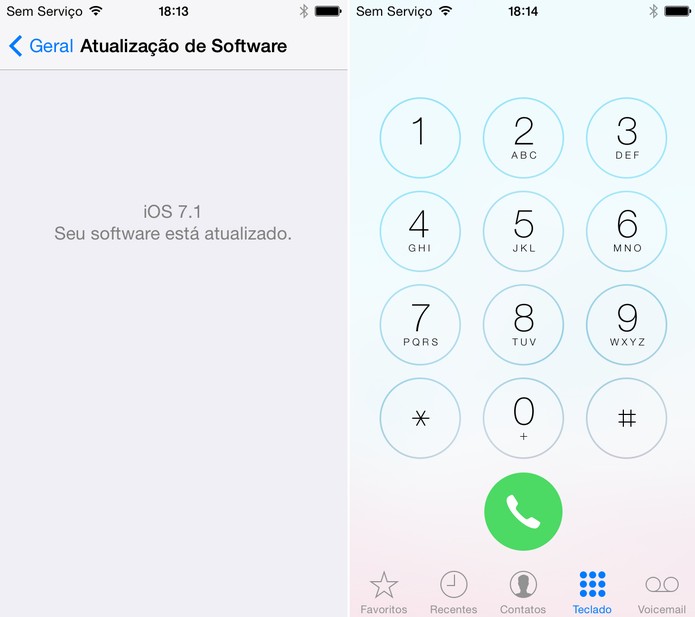 iPhone 5C atualizado para o iOS 7 (Foto: Isadora Díaz/TechTudo) iPhone 5C atualizado para o iOS 7 (Foto: Isadora Díaz/TechTudo)