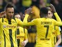 Dortmund goleia Leverkusen, e Aubameyang assume artilharia