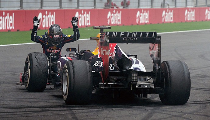 Sebastian Vettel tetra GP da Índia (Foto: Getty Images)