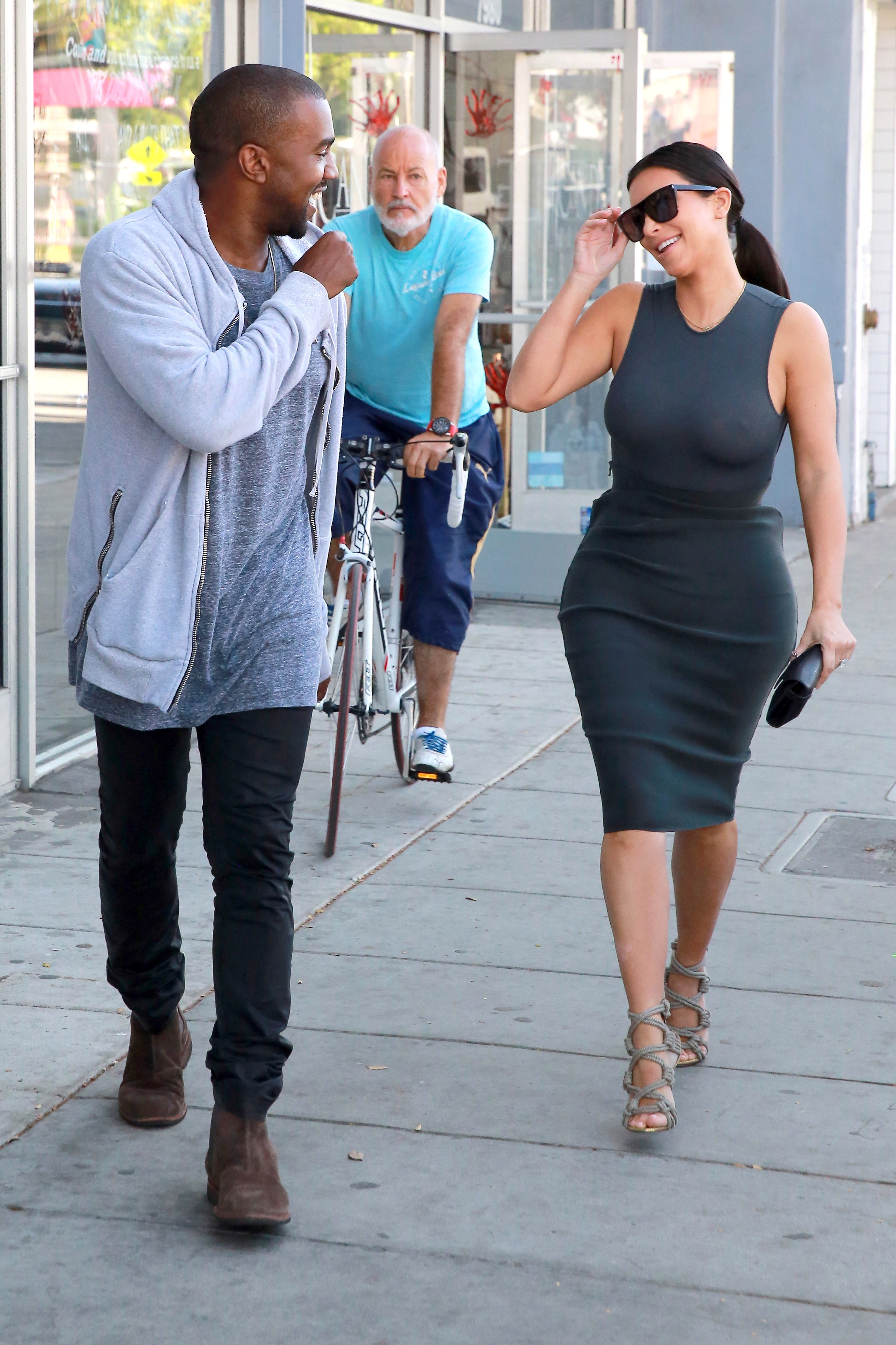 Kim  Kardashian e Kanye West (Foto: AKM-GSI)