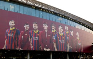 Messi em destaque no Camp Nou (Foto: Cíntia Barlem) Messi em destaque no Camp Nou (Foto: Cíntia Barlem)