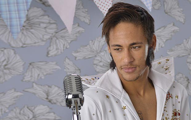 neymar santos propaganda elvis (Foto: Reprodução)