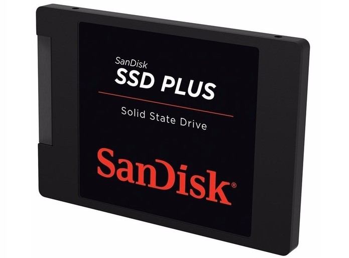 SSD SanDisk Plus 2.5 possui velocidade de até 520 MB/s  (Foto: Divulgação/SanDisk)