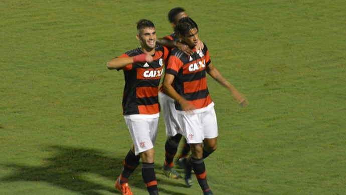 Flamengo comemoração gol Brasília Copa São Paulo Futebol Júnior (Foto: Vitor Geron) Flamengo comemoração gol Brasília Copa São Paulo Futebol Júnior (Foto: Vitor Geron)
