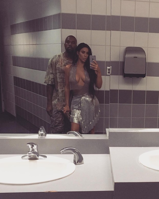Kim Kardashian e Kanye West  (Foto: Reprodução / Instagram)