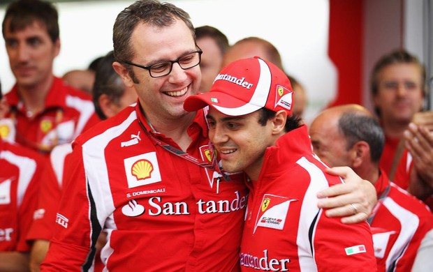 Domenicali e Massa no paddock da F-1 (Foto: Getty Images) Domenicali e Massa no paddock da F-1 (Foto: Getty Images)