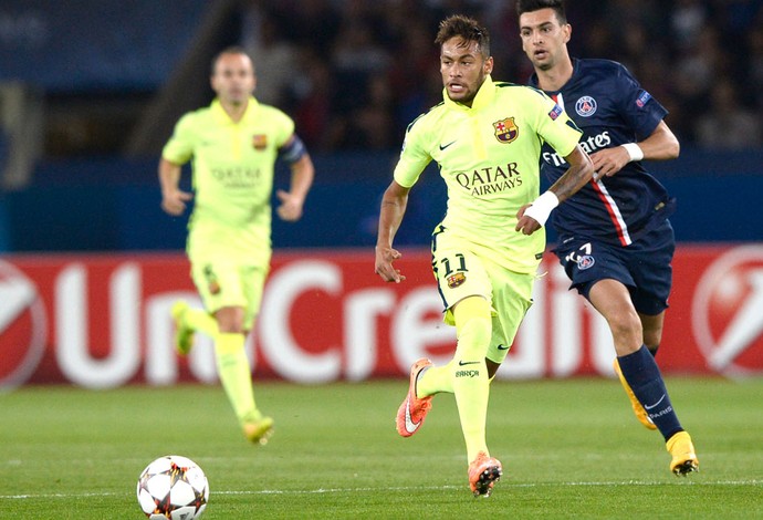 Neymar, Barcelona X PSG (Foto: Agência AFP )