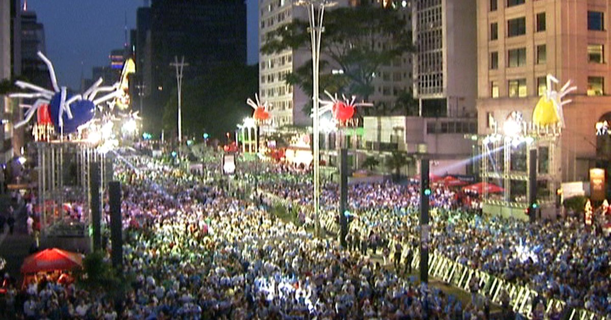 G1 Réveillon Na Avenida Paulista Reúne Mais De 2 Milhões De Pessoas Notícias Em São Paulo 8213