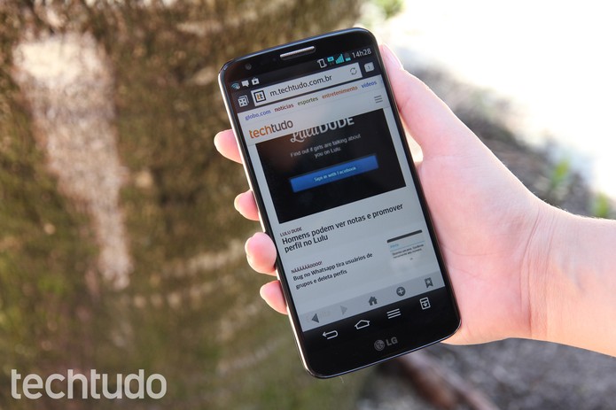 LG G2  (Foto: TechTudo/ Luciana Maline)