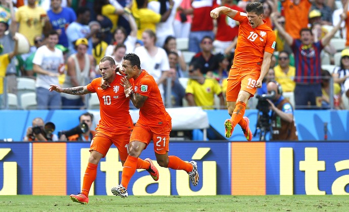 Sneijder Holanda e México (Foto: Agência Reuters)