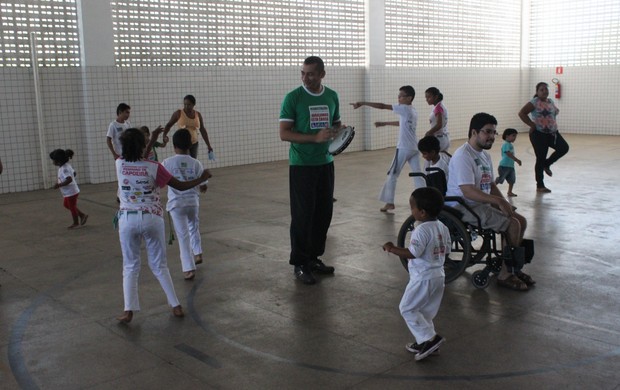 Capoeira no Ceir (Foto: Wenner Tito)