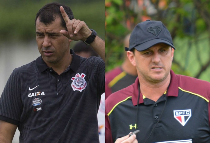 Fábio Carille e Rogério Ceni (Foto: Arte SporTV)