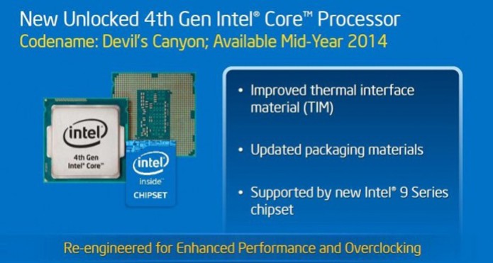 Novo chip Devil's Canyon teve lançamento adiado até setembro (foto: Reprodução/Intel) (Foto: Novo chip Devil's Canyon teve lançamento adiado até setembro (foto: Reprodução/Intel))