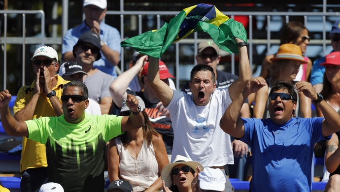 copa davis Feijão X Berlocq tenis torcida brasil (Foto: Reuters)