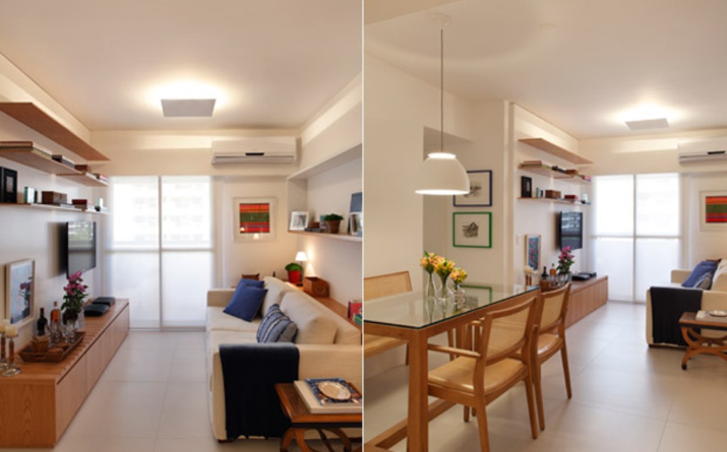 Sala pequena como decorar e ganhar mais espaço Como Organizar Sala De Tv ~ Sala pequena como decorar e ganhar mais espaço