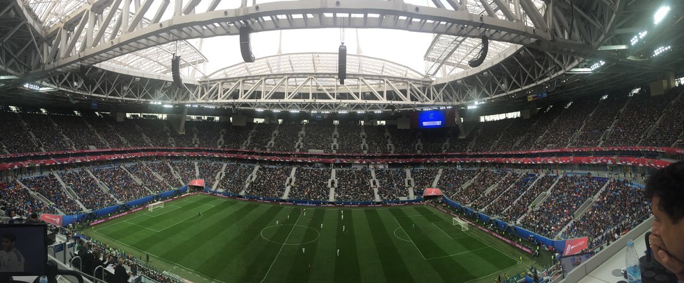 Arena Zenit contou com o maior público da primeira fase (Foto: Thiago Dias/GloboEsporte.com)