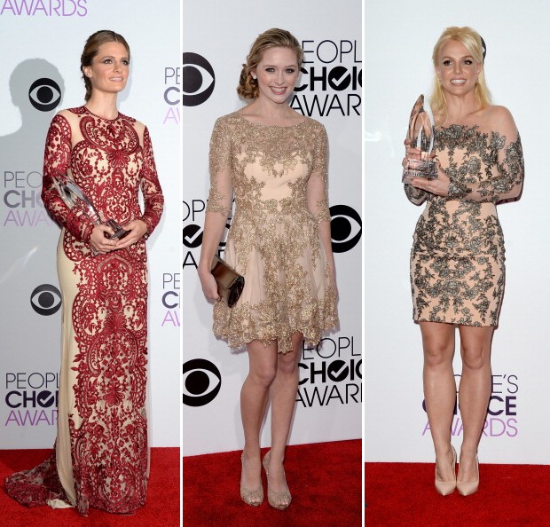 Stana Katic, Greer Grammer e Britney Spears (Foto: Getty Images)