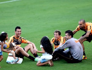 jogadores treino Atlético-MG (Foto: EFE)