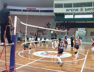 Sub-19 de vôlei feminino do Santos vence SESI/Ribeirão Preto (Foto: Divulgação / Zerri Torquato)