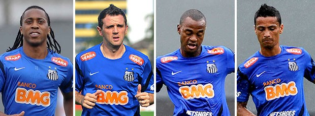 montagem Arouca Montillo Renê Junior e Cícero Santos (Foto: Editoria de Arte / Globoesporte.com)