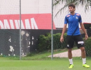 Willian José - Treino - Santos (Foto: Bruno Gutierrez)