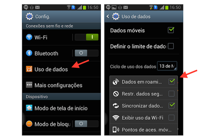 Desativando o roaming de dados de um aparelho Android (Foto: Reprodução/Marvin Costa) (Foto: Desativando o roaming de dados de um aparelho Android (Foto: Reprodução/Marvin Costa)) Desativando o roaming de dados de um aparelho Android (Foto: Reprodução/Marvin Costa) (Foto: Desativando o roaming de dados de um aparelho Android (Foto: Reprodução/Marvin Costa))