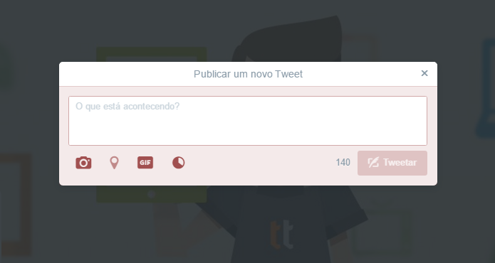 Twitter não vai aumentar o limite de 140 caracteres (Foto: Reprodução/Paulo Alves)