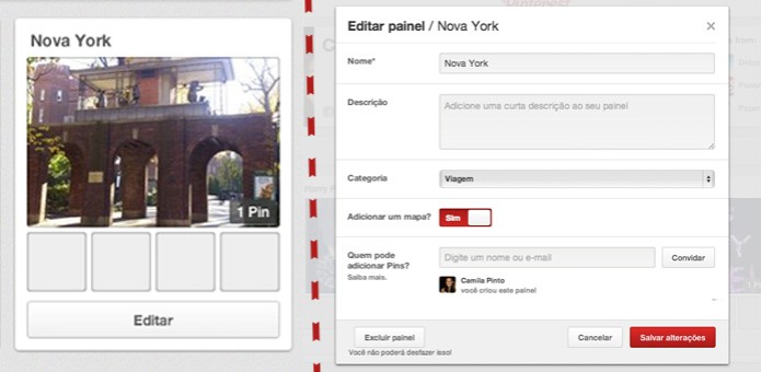 Vá em editar painel e habilite a opção para adicionar um mapa (Foto: Reprodução/ Pinterest) (Foto: Vá em editar painel e habilite a opção para adicionar um mapa (Foto: Reprodução/ Pinterest)) Vá em editar painel e habilite a opção para adicionar um mapa (Foto: Reprodução/ Pinterest) (Foto: Vá em editar painel e habilite a opção para adicionar um mapa (Foto: Reprodução/ Pinterest))