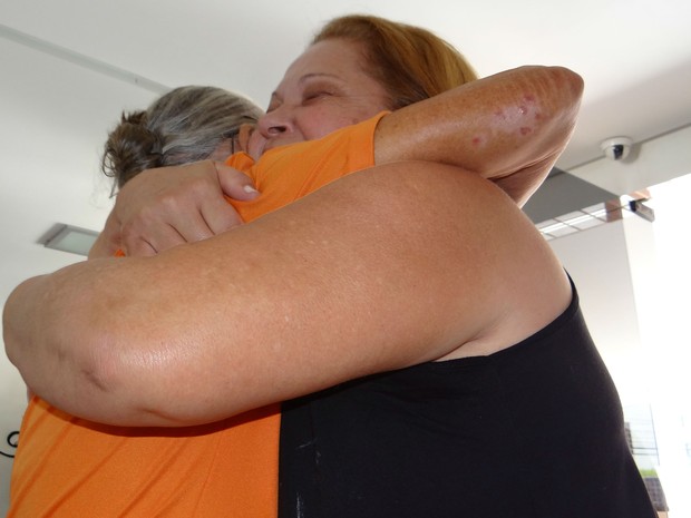 Mãe e filha se reencontram depois de 40 anos (Foto: Roberta Cólen/G1)