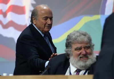 Chuck Blazer e Joseph Blatter (Foto: Getty)