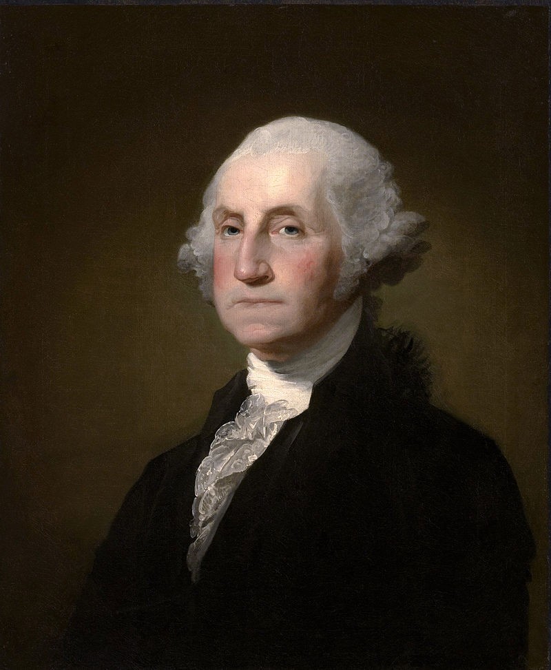 George Washington (Foto: Gilbert Stuart Williamstown - reprodução - Wikipedia)