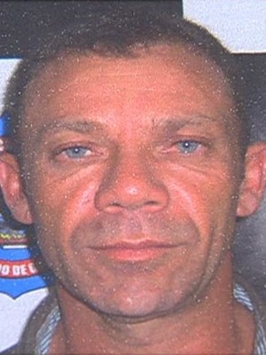 Newton Moreira, o Alemão, conhecido como o líder de quadrilha de assalto a bancos em Goiás (Foto: Reprodução/TV Anhanguera)