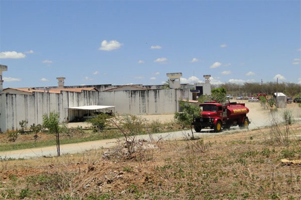 Penitenciária Estadual do Seridó foi interditada (Foto: Ilmo Gomes)