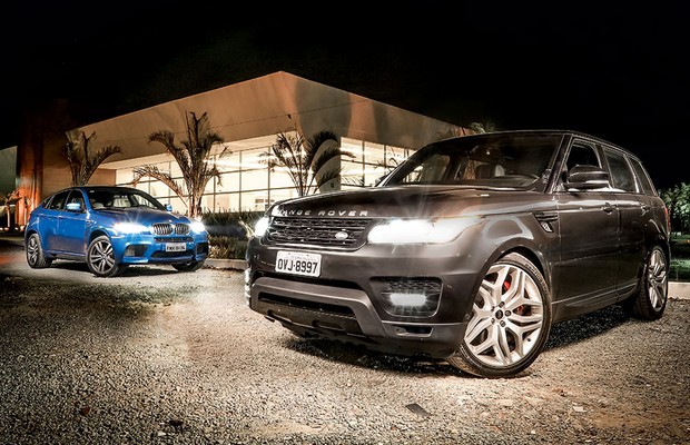 BMW X6 M e Land Rover Range Rover Sport (Foto: Rafael Munhoz / Autoesporte)