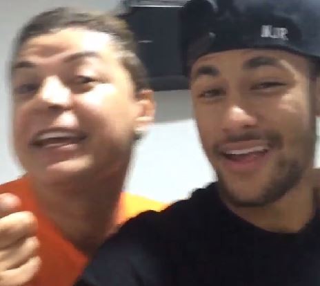 Neymar e David Brazil (Foto: Instagram / Reprodução)