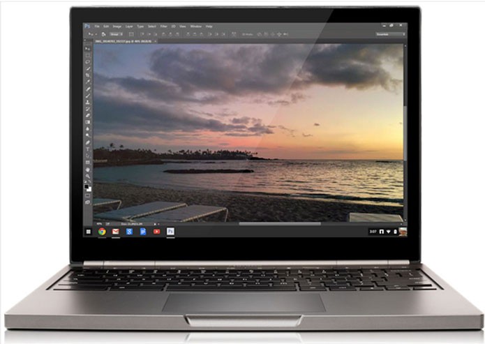 Adobe Photoshop CC 2014 rodando no Chromebook (Foto: Divulgação)