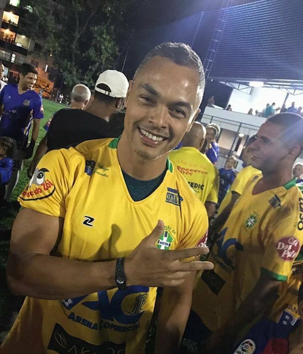 Dodô, o Artilheiro dos Gols Bonitos, deixou a sua marca em Belo Horizonte com um gol, digamos, normal (Foto: Divulgação Akmos/Seleção brasileira de master)