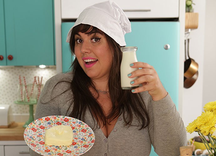 Creme de leite, manteiga e buttermilk caseiros (Foto: webséries/Gshow)