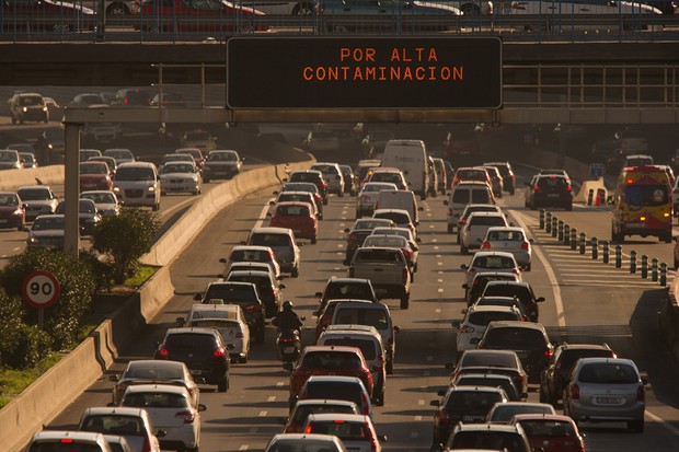 Madri restringirá circulação de carros se poluição piorar (Foto: Denis Doyle/Getty Images News)