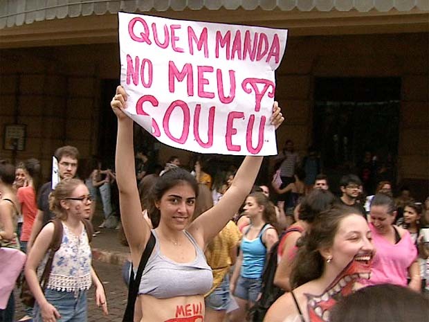 G Grupo Protesta Em Ribeir O Preto Contra Projeto De Cunha Sobre