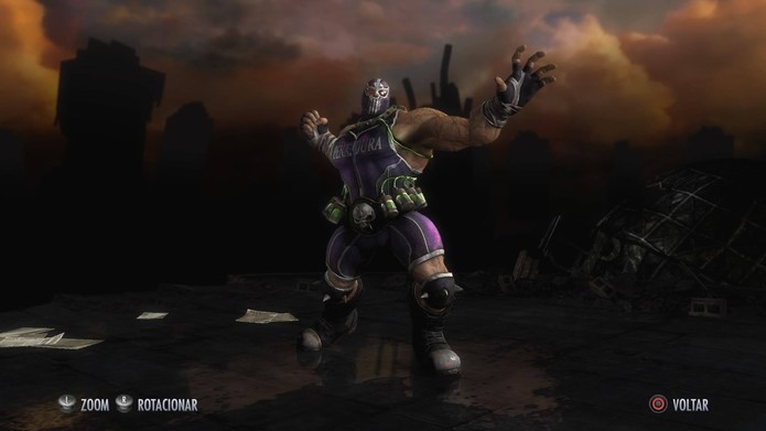 Skins de Injustice: Bane (Foto: Reprodução/Felipe Vinha)