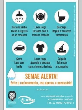 Conta De Agua Tera Folheto Com Dicas Para Evitar Desperdicio Em Piracicaba Piracicaba E Regiao G1